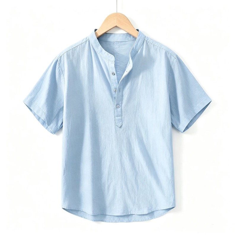 Summer Mens Short Sleeve Shirt - đánh giá và giá Linen Shirt Breathable