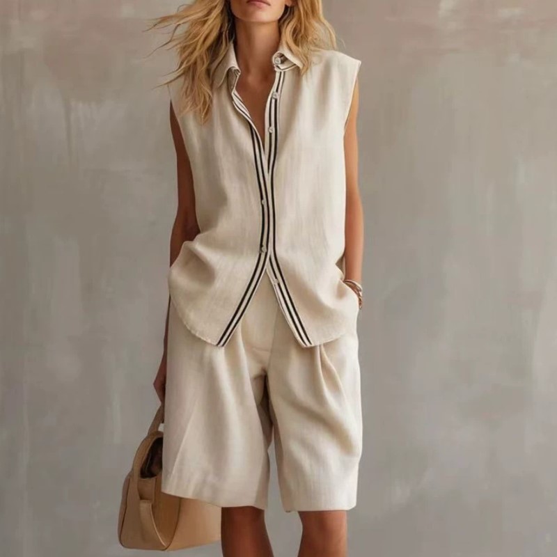 Summer Fashion Solid Linen Ble - đánh giá và giá Linen Shirt Breathable