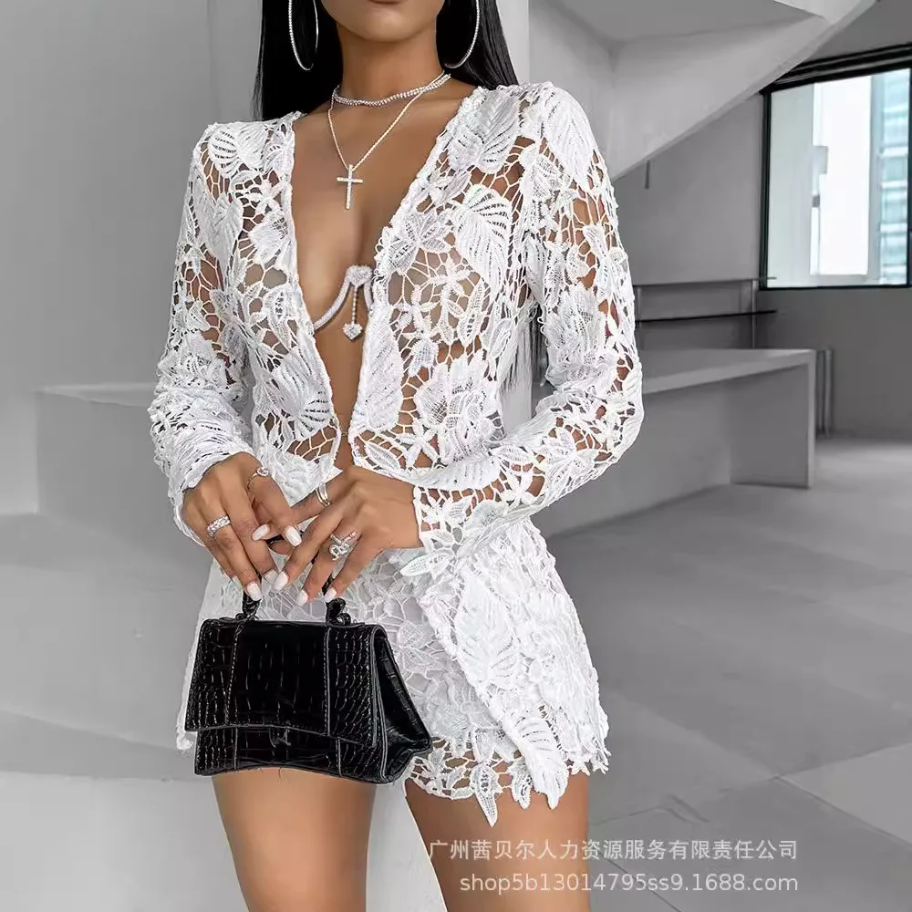 Women Sexy Short Sets Hollow O - đánh giá và giá Linen Shirt Breathable