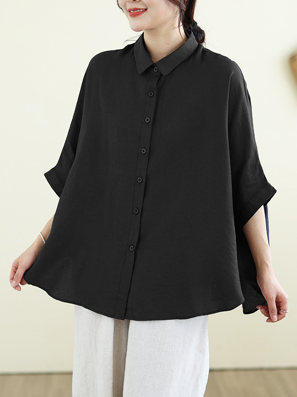 Loose Fit Cotton Linen Batwing - đánh giá và giá Linen Shirt Breathable