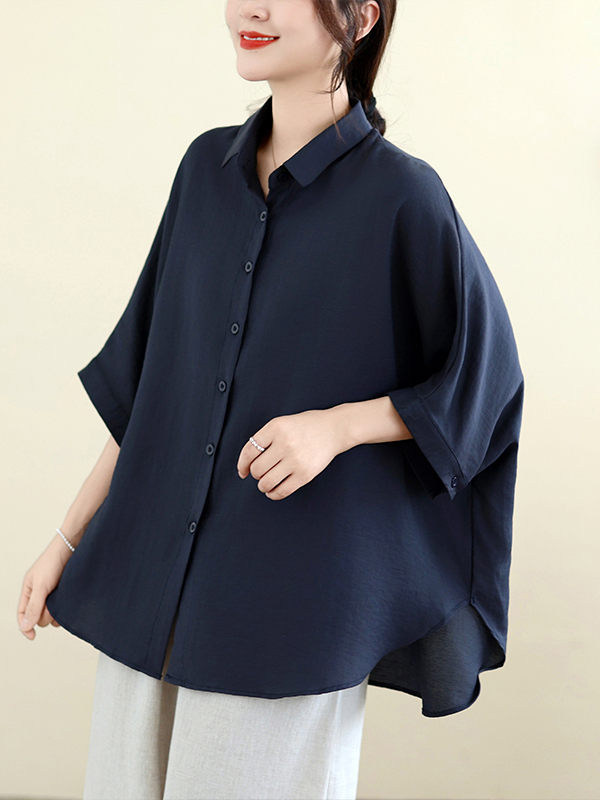 Loose Fit Cotton Linen Batwing - đánh giá và giá Linen Shirt Breathable
