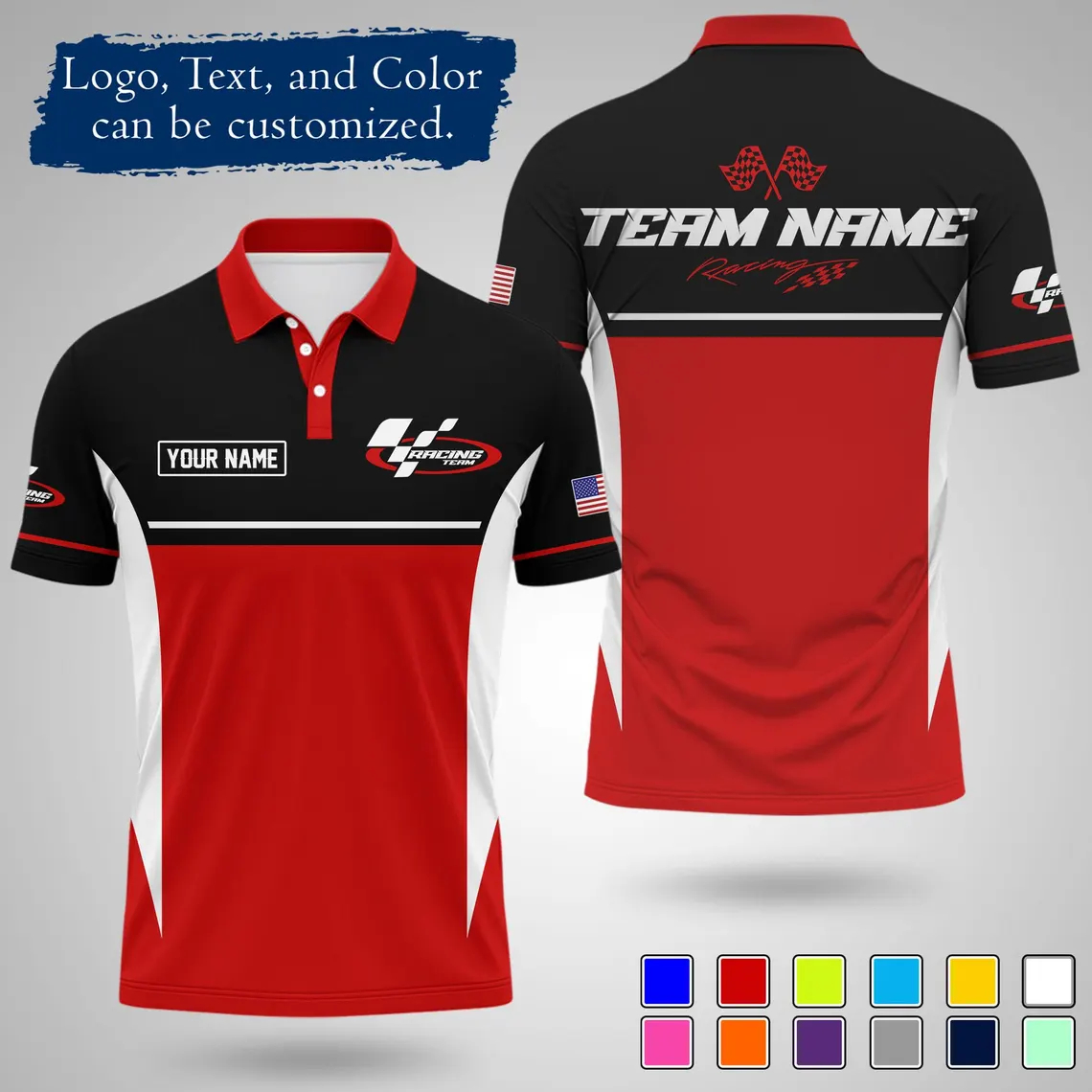 2026 New Custom Racing Polo Sh - đánh giá và giá Polo Shirt Pique