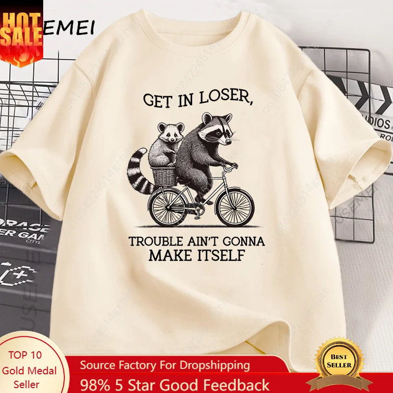 Get in Loser T Shirt Funny Rac - đánh giá và giá Tee Graphic Print