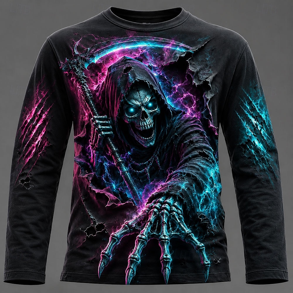 Halloween Men 3D Graphic Print - đánh giá và giá Tee Graphic Print