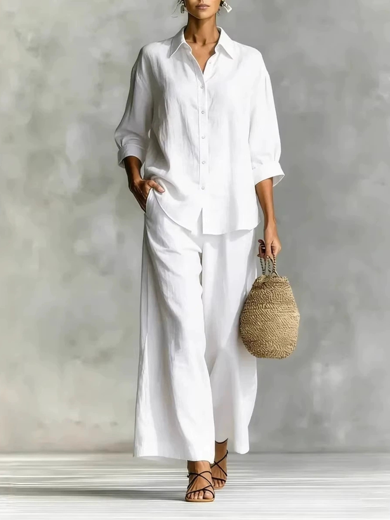 Women's New 7-Sleeve Shirt & W - đánh giá và giá Linen Shirt Breathable