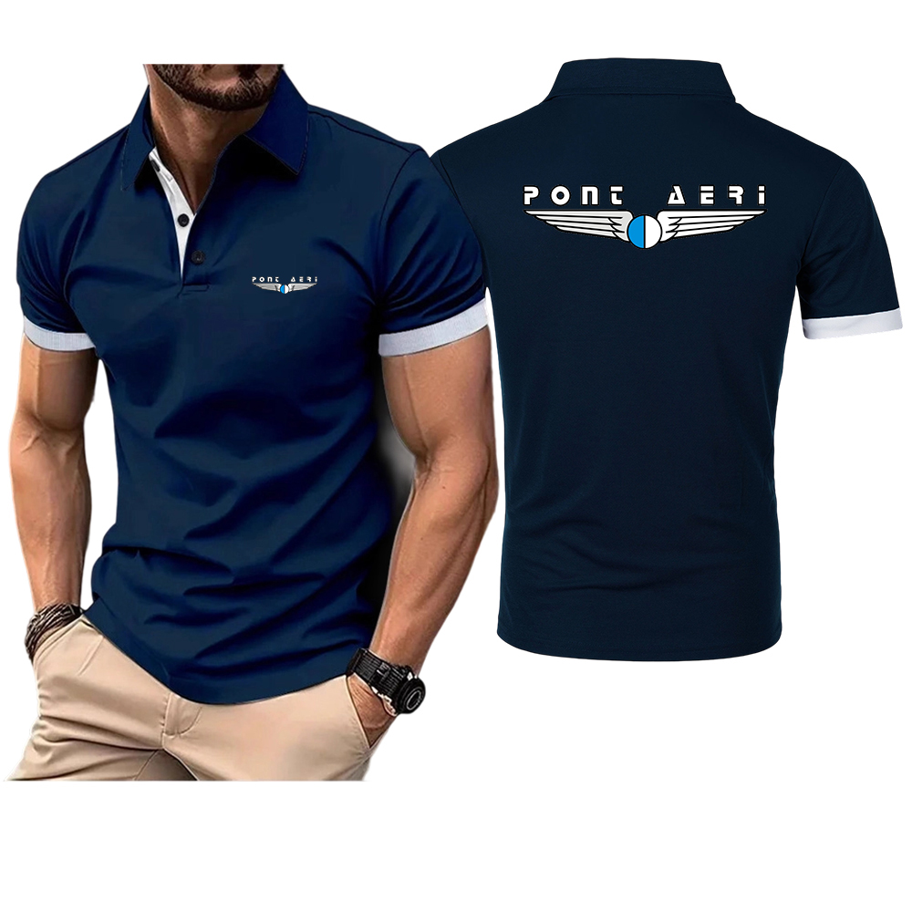 Disco Logo Pont Aeri CH Men's  - đánh giá và giá Polo Shirt Pique