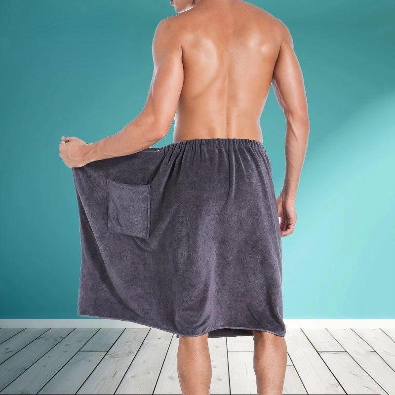 1Pc Men's Soft Polyester Bath  - đánh giá và giá Beach Towel Large